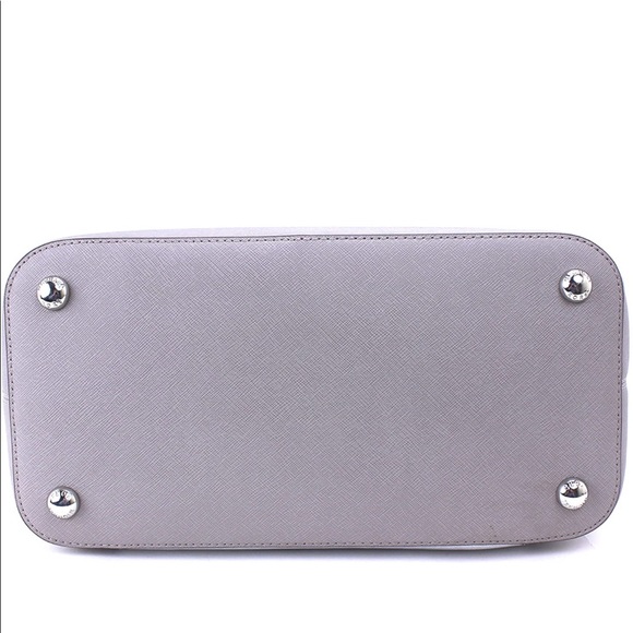 ❌SOLD❌Michael Kors Jet Set Tote Leather Grey Silver Bag - Picture 3 of 16